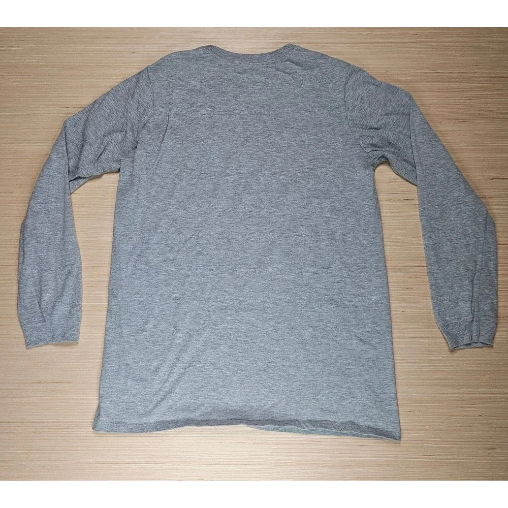 Clemson Tigers Nike Long Sleeve T-Shirt Boys XL Gray Athletic Cut Graphic Tee